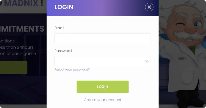 Login Madnix casino